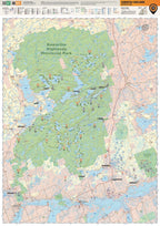 Kawartha Highlands Provincial Park Ontario - Park Map