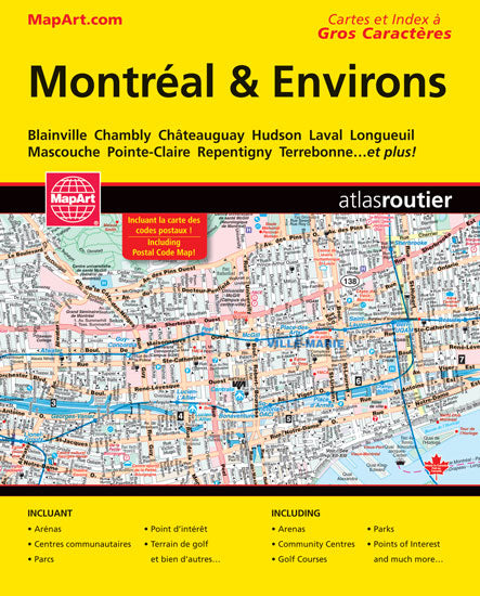 Montreal and Area Street Atlas