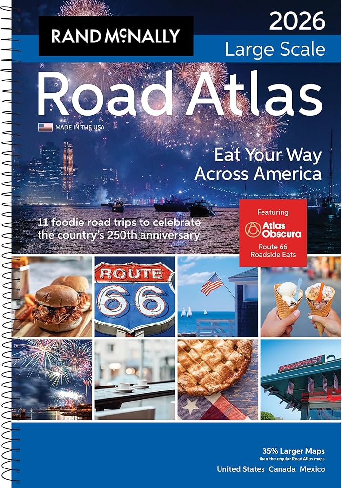 North America Road Atlas (Spiral Version)