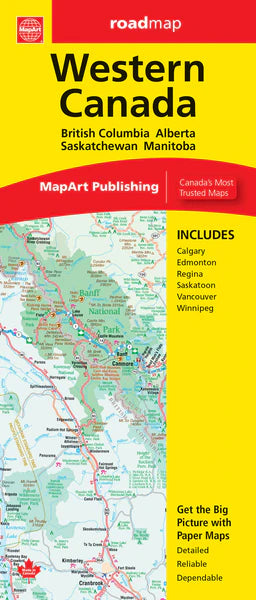 Canada Western Road Map